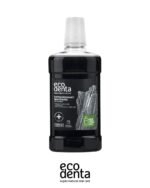ECODENTA Bain de Bouche Blanchissant au Charbon Actif 500ml