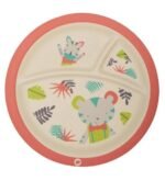 Bebe Confort – Assiette en Bambou avec compartiments – Jungle Vibes (18M +)