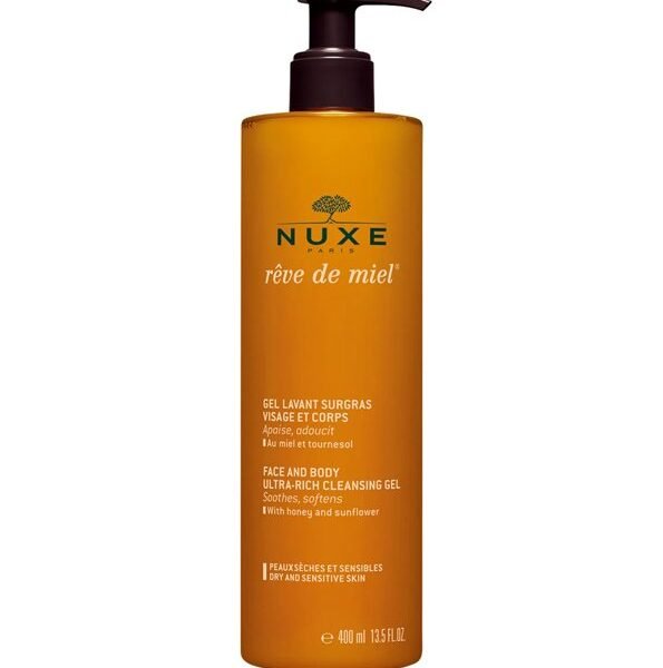 Nuxe Gel lavant Surgras Visage et Corps – 400 ml