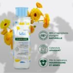Klorane – Eau nettoyante sans rinçage au Calendula apaisant – Bébé – Peau normale 500 ml – Image 3