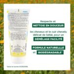 Klorane – Shampoing démêlant au Calendula apaisant – Bébé – Cheveux délicats 200 ml – Image 2