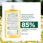 Klorane – Shampoing Reflets Blonds à la Camomille cheveux blonds à châtains – Éclaircissant 400 ml – Image 2