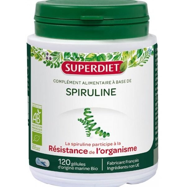 Super Diet Spiruline – 120 Gélules