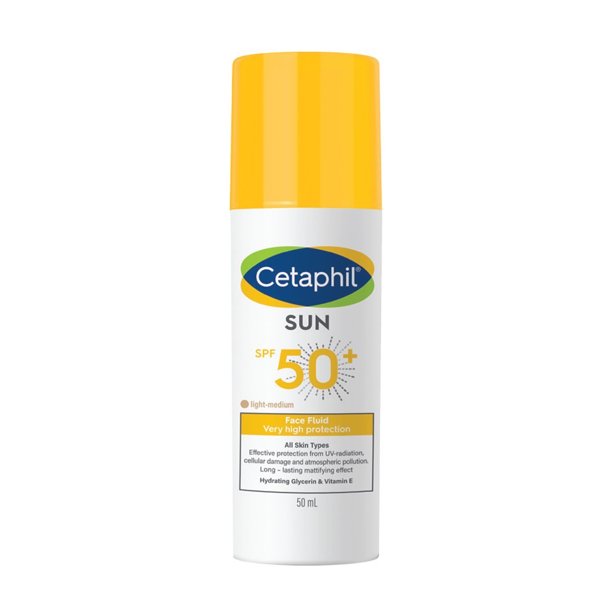 3499320010818.jpg Cetaphil Sun Face Fluide Teinte spf50+ 50ml – Image 1
