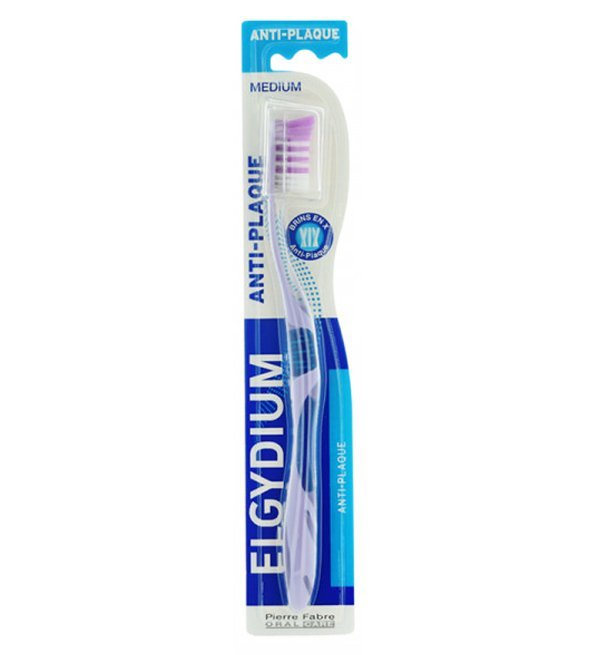 3577056004780-1.jpg Elgydium – Brosse à dents Anti-Plaque Medium – Image 1
