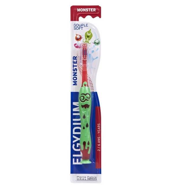 3577056008085-1.jpg Elgydium Kids Monster – Brosse à dents 2-6 Ans – Image 1