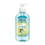 GARNIER Skin Active Fast Clear Gel Nettoyant Moussant Anti Acné avec de l&rsquo;Acide Salicylique – 200ml