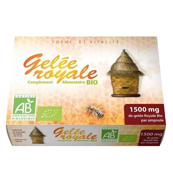 Gph Diffusion Gelée Royale Bio – 20 Ampoules 1500 mg