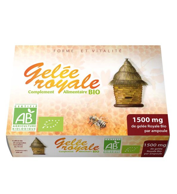 3700216206773-1.jpg Gph Diffusion Gelée Royale Bio – 20 Ampoules 1500 mg – Image 1