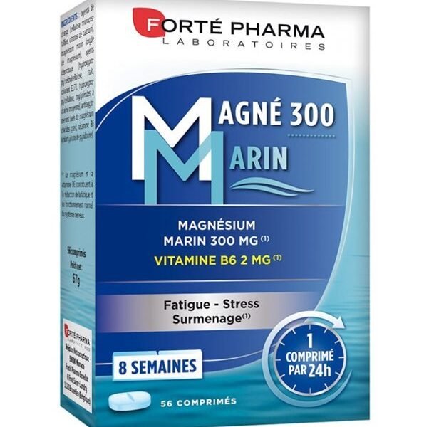 Forté Pharma Magnésium 300 Marin – 56 Comprimés