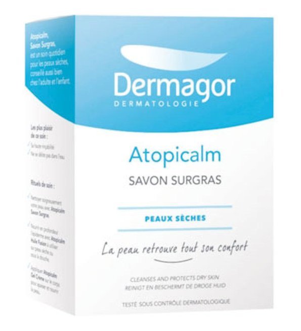 3700322548057-1.jpg Dermagor – Atopicalm Savon surgras peaux sèches – 150 g – Image 1