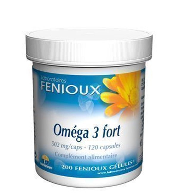 3700790002150-1.jpg Fenioux Oméga 3 Fort – 120 Capsules – 502 mg – Image 1