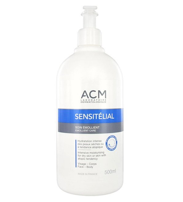 3760095252308-1.jpg Acm Sensitélial Soin Emollient – 500ml – Image 1