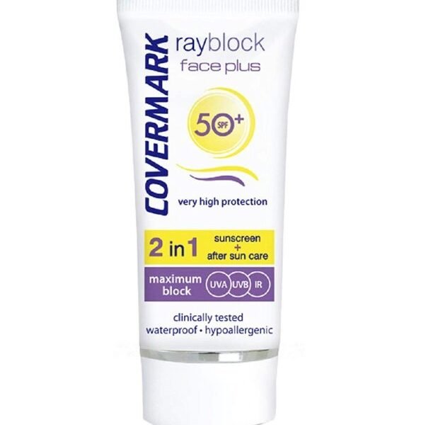 Covermark – Rayblock Face Plus teintée beige SPF50+ – 50 ml