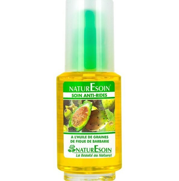 NaturEsoin Huile de Graines de Figue de Barbarie Soin Anti-Rides – 50 ml