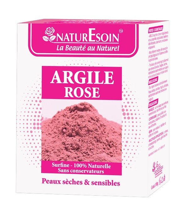 6111259370470-1.jpg NaturEsoin Argile Rose – 100 G – Image 1