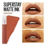 MAYBELLINE SUPERSTAY MATTE INK 70 AMAZONIAN = MINI MASCARA SKY HIGH – Image 3