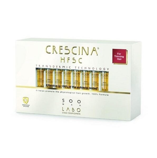 Crescina HFSC transdermic 500 woman  Traitement Anti Chute 20*3.5ml