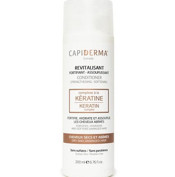 Capiderma – Revitalisant après shampoing à la Kératine – 200 ml
