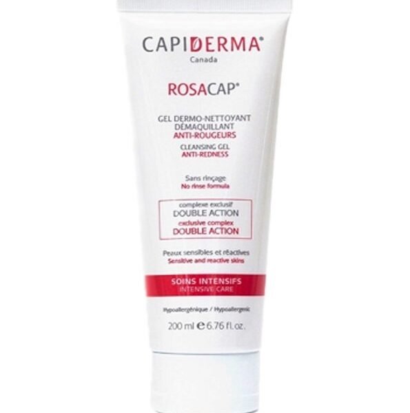 Capiderma – Rosacap gel derme-nettoyant démaquillant anti-rougeurs – 200 ml