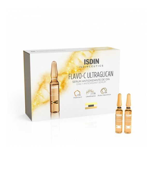 8429420143845-1.jpg Isdin Flavo-C ultragilican serum antioxydant jour 10 Ampoules*2ml – Image 1