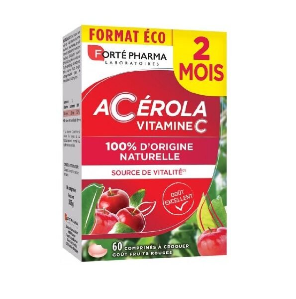 Forté Pharma Acérola Vitamine C – 60 Comprimés