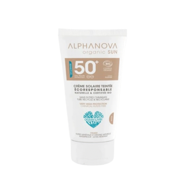Alphanova Sun Creme Solaire Teinte Spf50+ 50g