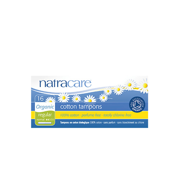 Applicator-Tampons-Regular-natracare-1.png NATRACARE TAMPONS REGULIER AVEC APPLICATEUR 16 Unités – Image 1