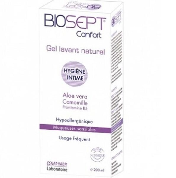 BIOSEPT 7.5 GEL NETTOYANT TRAITANT EXTRA-DOUX À L&rsquo;ALOE VERA 200 ML