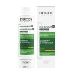 Vichy Dercos Shampoing Traitant Anti-Pelliculaire Cheveux Secs | 200ml = 1 Shampooing miniature Offert – Image 6