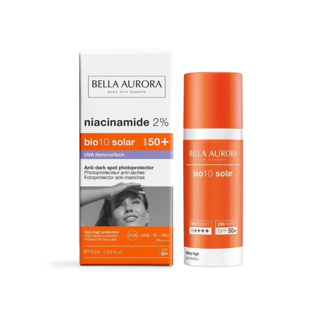 Bella-Aurora-Bio10-Solar-Niacinamide-2-spf50-50ml-1.jpg Bella Aurora Bio10 Solar Niacinamide 2% spf50+ 50ml – Image 1