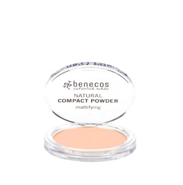 Benecos Natural Compact Powder Porcelain Sand 9g