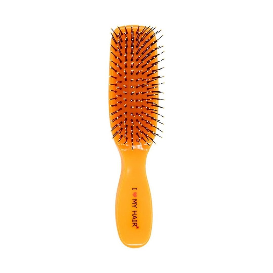 Brosse-a-cheveux-enfant-prichi-zippy-orange.jpg Brosse a cheveux Enfant Prichi-zippy Orange I Love My Hair 1503 – Image 1