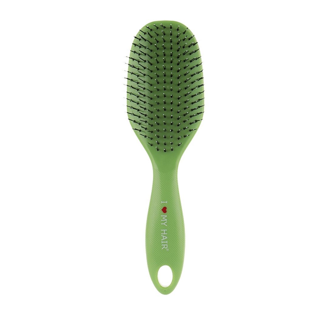 Brosse-a-cheveux-spider-classic-L-vert.jpg Brosse a Cheveux Spider Classic Vert – L – I Love My Hair 1502 – Image 1