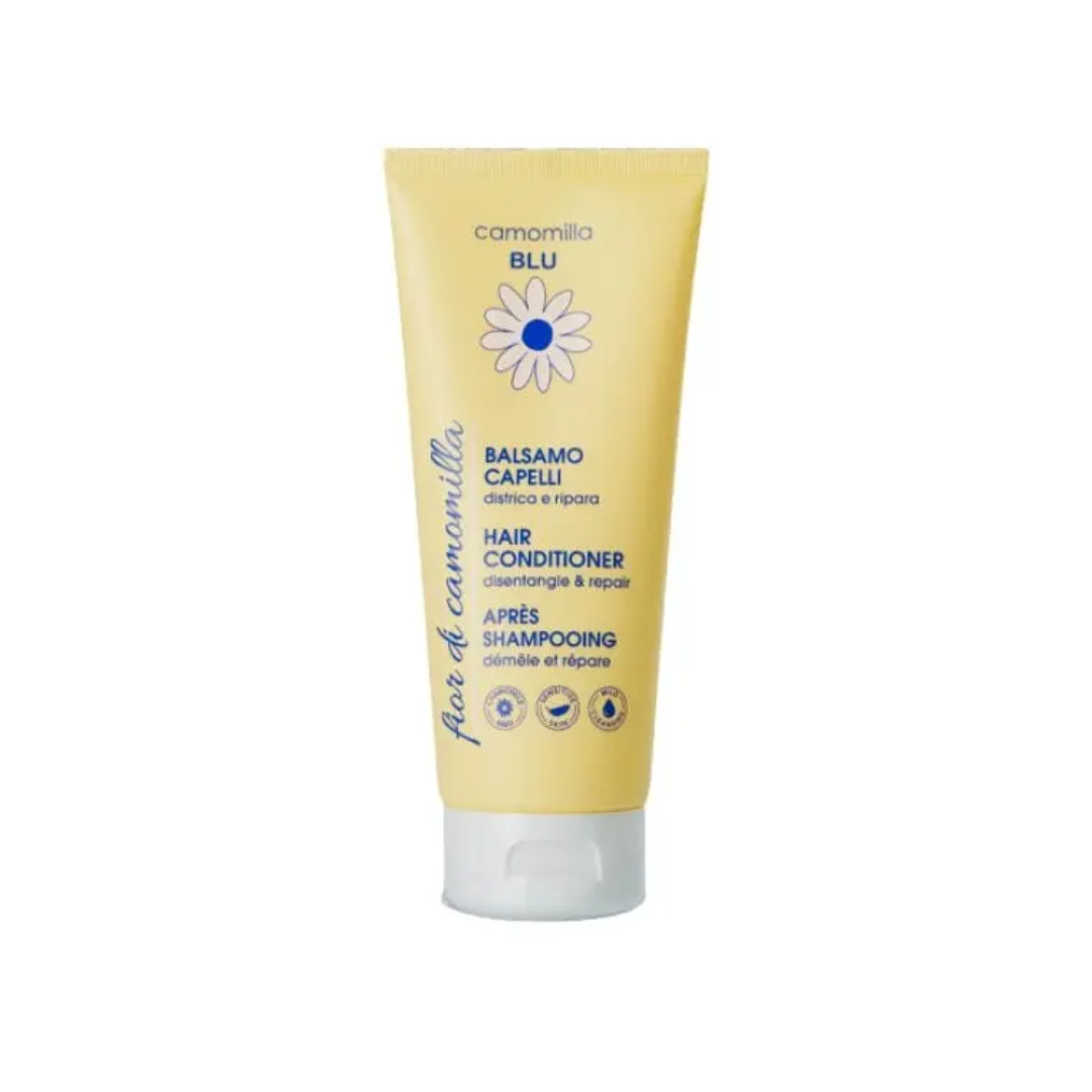 Camomilla-blu-fleur-de-camomille-baume-apres-shamp-200ml.png Camomilla Blu Fleur De Camomille Baume Apres-Shampooing 200ml – Image 1