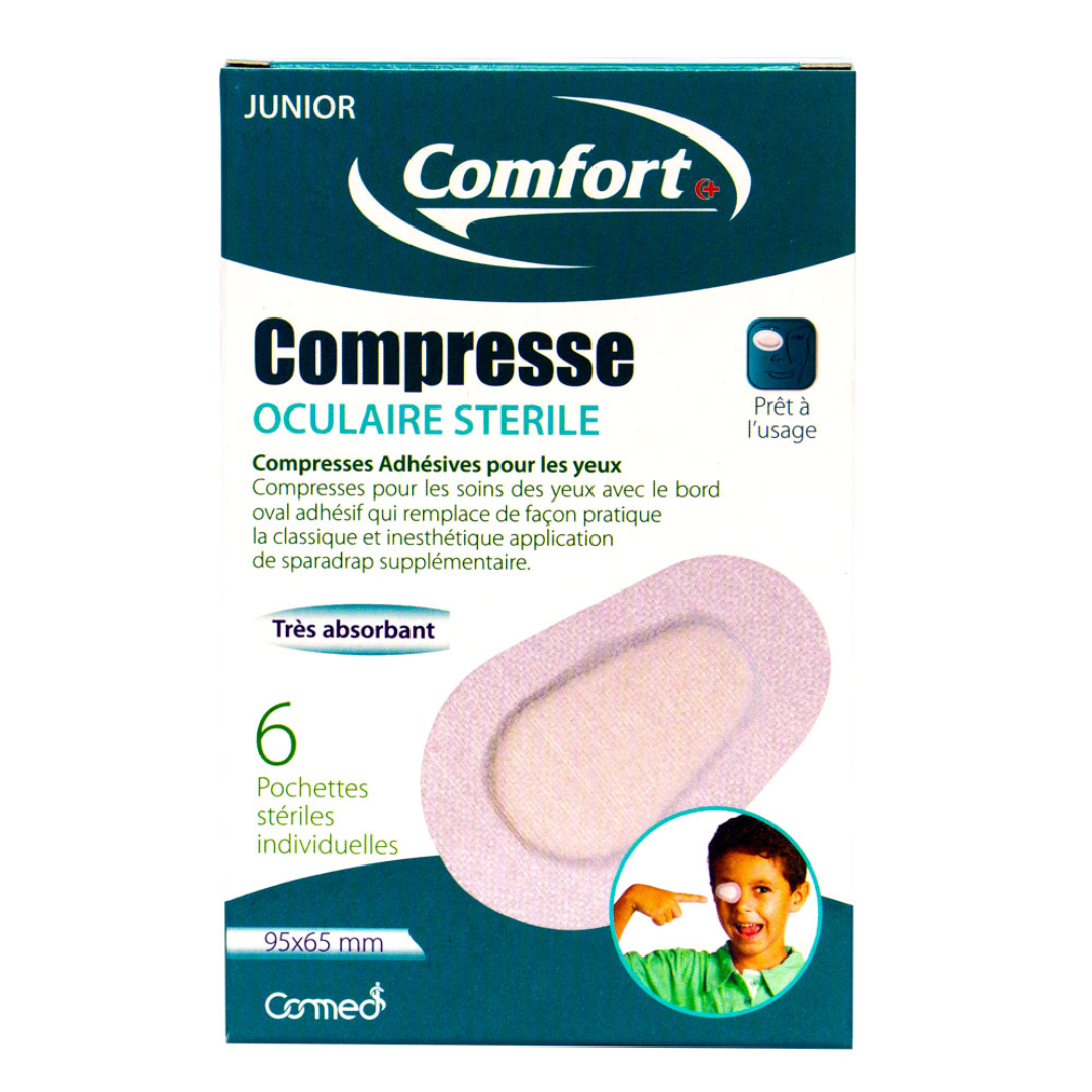 Comfort-compresse-oculaire-junior-10pcs-2.png Comfort Compresse Oculaire Junior 10 Pieces – Image 1