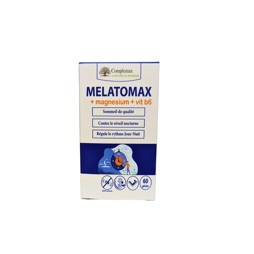 Complemax-Melatomax-60-gelules-1.png Complemax Melatomax 60 Gelules – Image 1