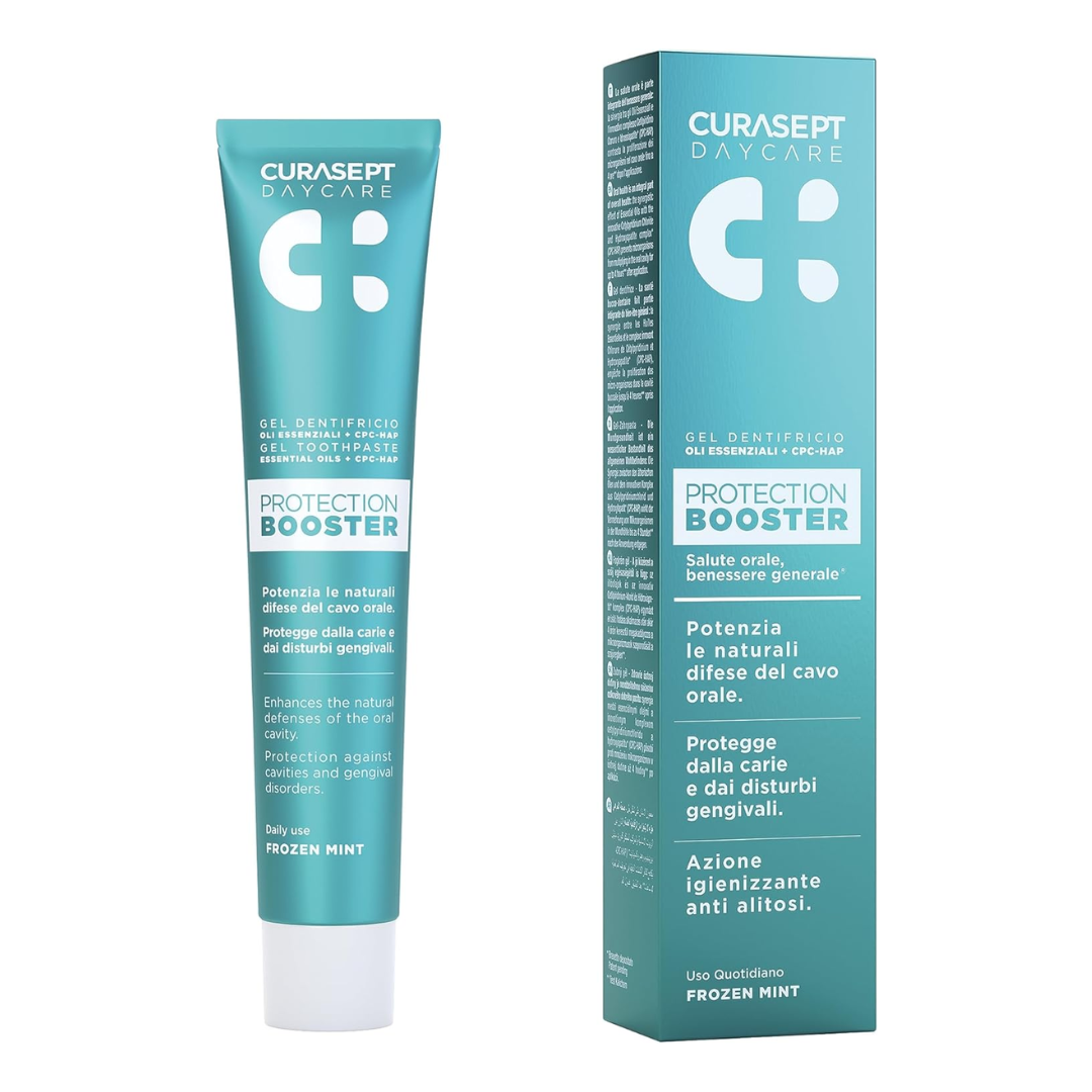 Curasept-Daycare-dent-booster-menthe-glace-75ml-1.png Curasept Daycare Dentifrice Booster Menthe Glace 75ml – Image 1
