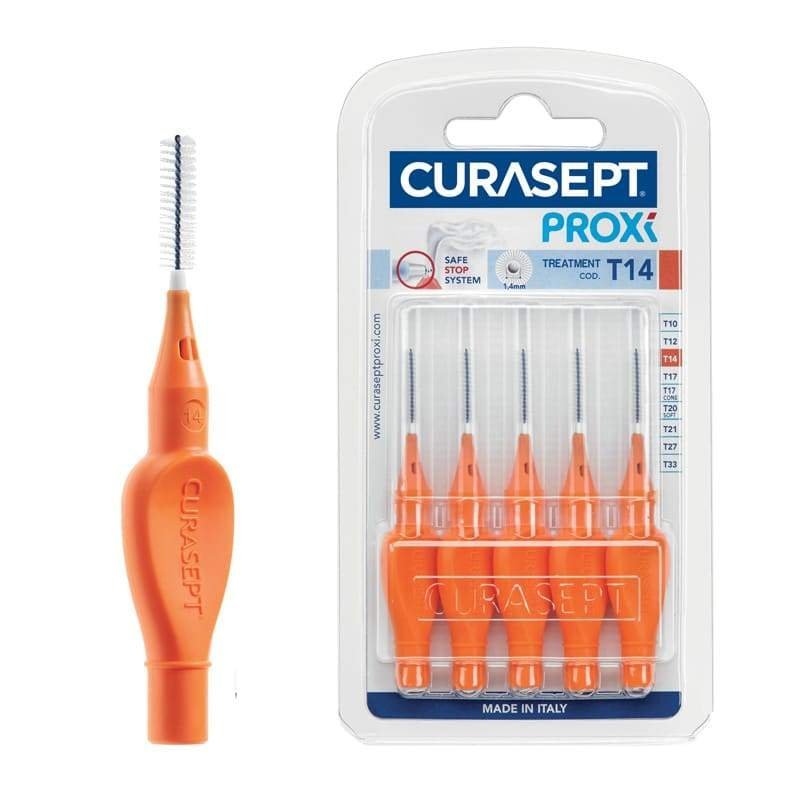 Curasept-Proxi-bid-T14-Cone-BEAUTYMALL.jpg CURASEPT Brossettes Interdentaires Proxi bid T14 Cone – Image 1