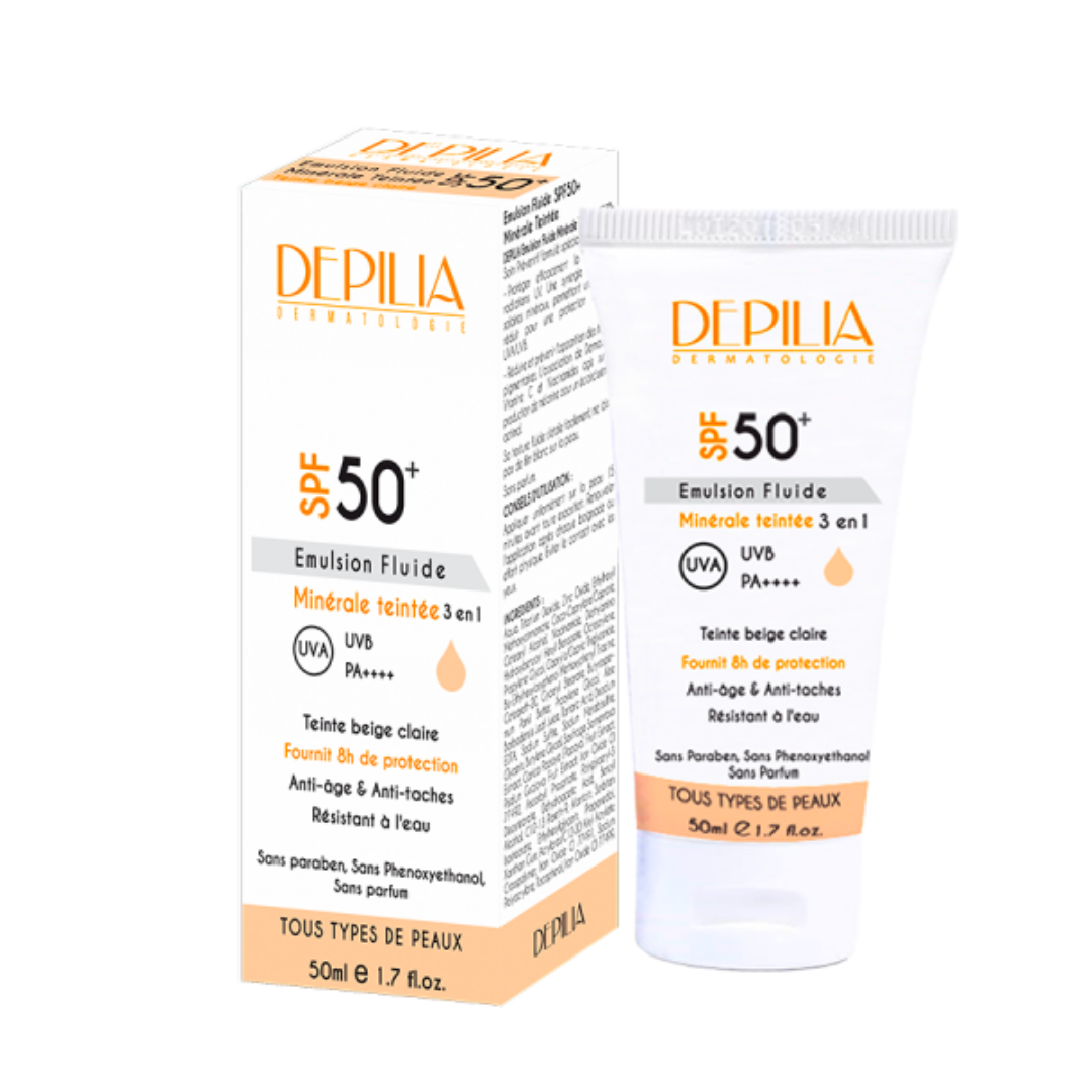 Depilia-Ecran-Mineral-teinte-50ml.png Depilia Ecran Mineral Teinte 50ml – Image 1