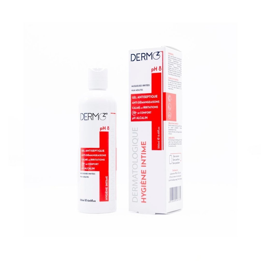 Dermoz-Gel-intime-ph-8-250ml-1.jpg Dermoz Gel Intime Ph 8 250ml – Image 1