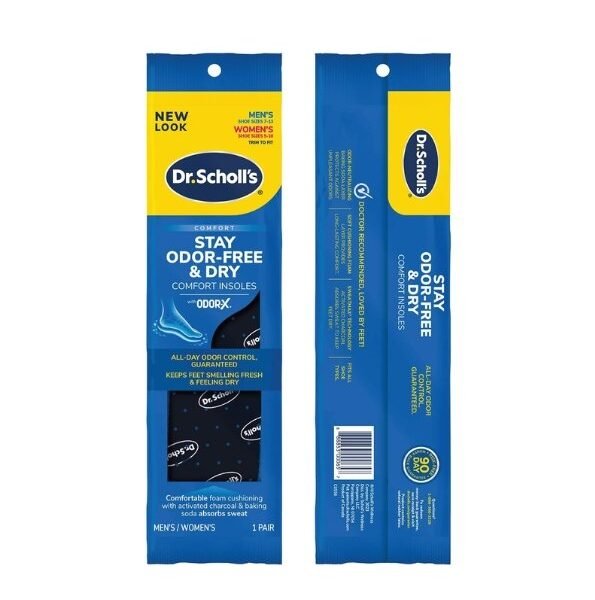 Dr.scholl&rsquo;s Comfort Stay Odor-Free & Dry Insole Unisex