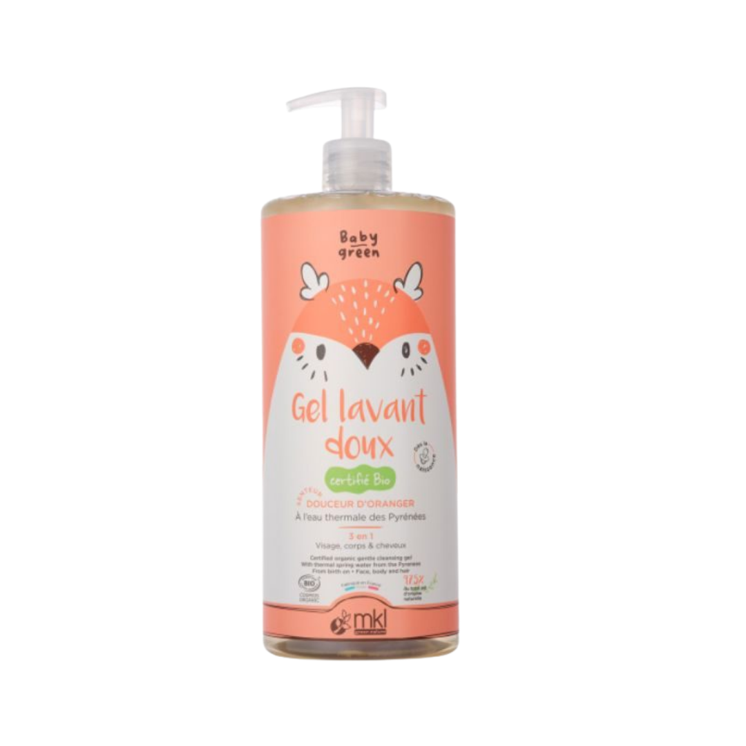 Elba-lait-bronzant-protecteur-spf30-100ml-2025-04-25T155048.926.png MKL Baby Green Gel Lavant Doux Bio 1L – Image 1