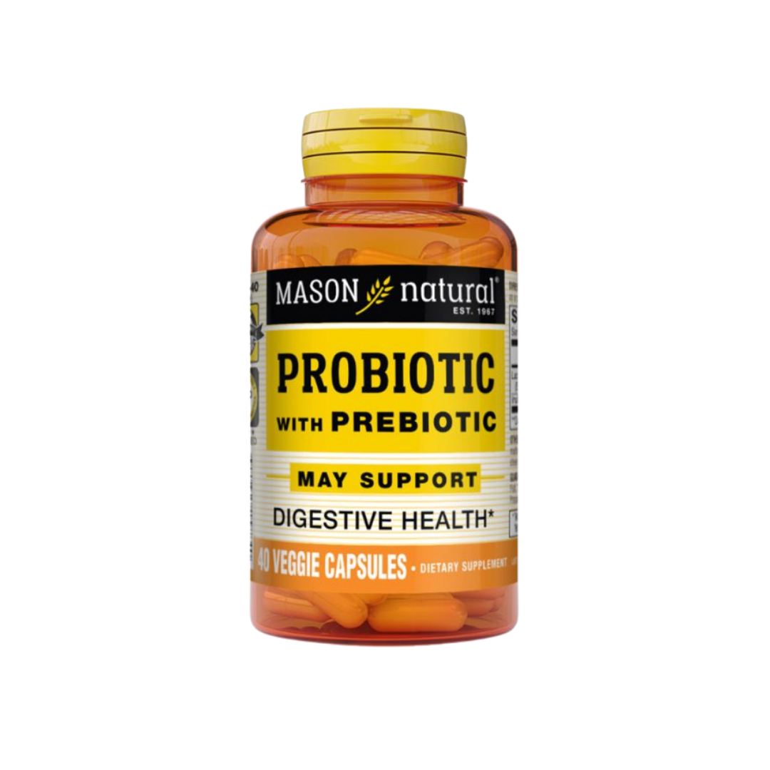 Elba-lait-bronzant-protecteur-spf30-100ml-46.png Mason Natural Probiotic 40 Veggie Capsules 1588-40 – Image 1