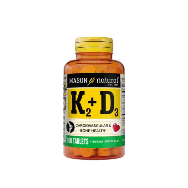 Mason Natural K2+D2 100 tablets