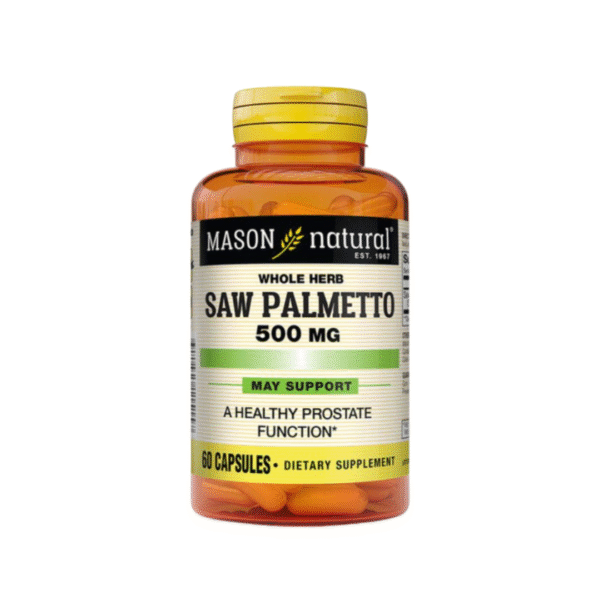 Mason Natural Saw Palmetto 500mg 60 capsules