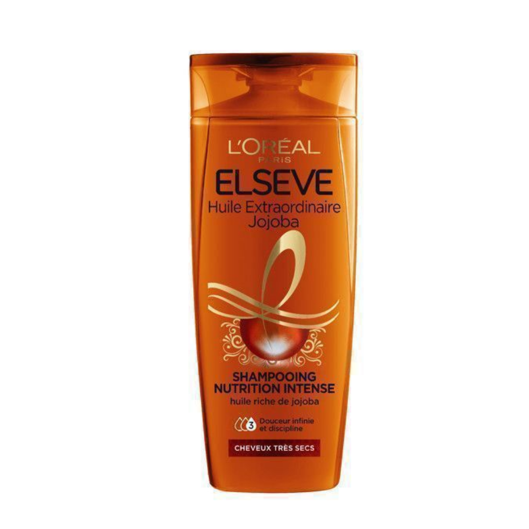 Elseve-Huile-Extrao.-Jojoba-shamp-Nourishing-intense-400ml.png Elseve Huile Extraordinaire Jojoba shampoin Nourishing intense 400ml – Image 1