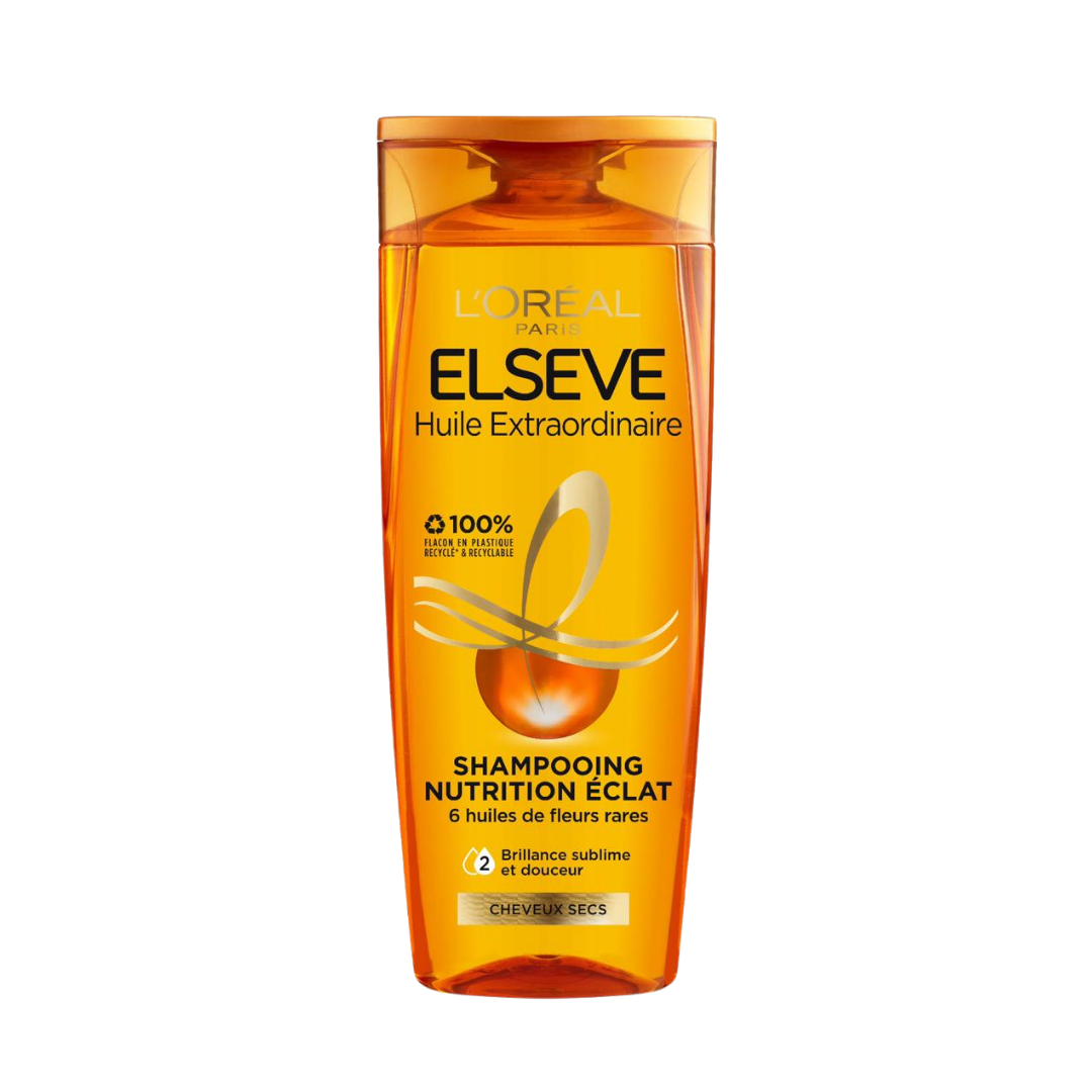Elseve-Huile-Extraodinaire-shamp-Nutrition-eclat-400ml.png Elseve Huile Extraodinaire shampoing Nutrition eclat 400ml – Image 1