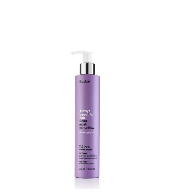 Erayba-Abh_-Silver-Shampoo-no-yellow-1.jpg Erayba ABH Silver Mask No Yellow 250ml – Image 1