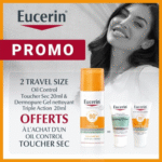 Eucerin Ecran Huile controle 50ml + Hydro-protect Echantillon + Dermopure Ech Pack